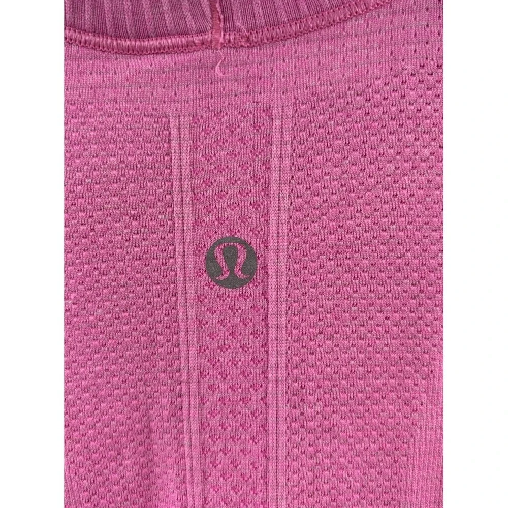 Lululemon‎ Women's S Pink Long Sleeve Polyester Athletic Shirt